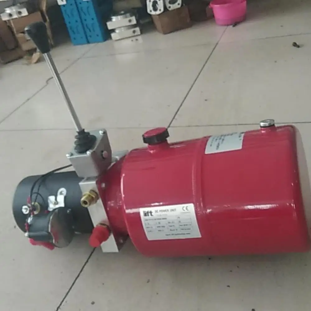 
DC12V/24V hydraulics power unit for semi-electric stacker truck 