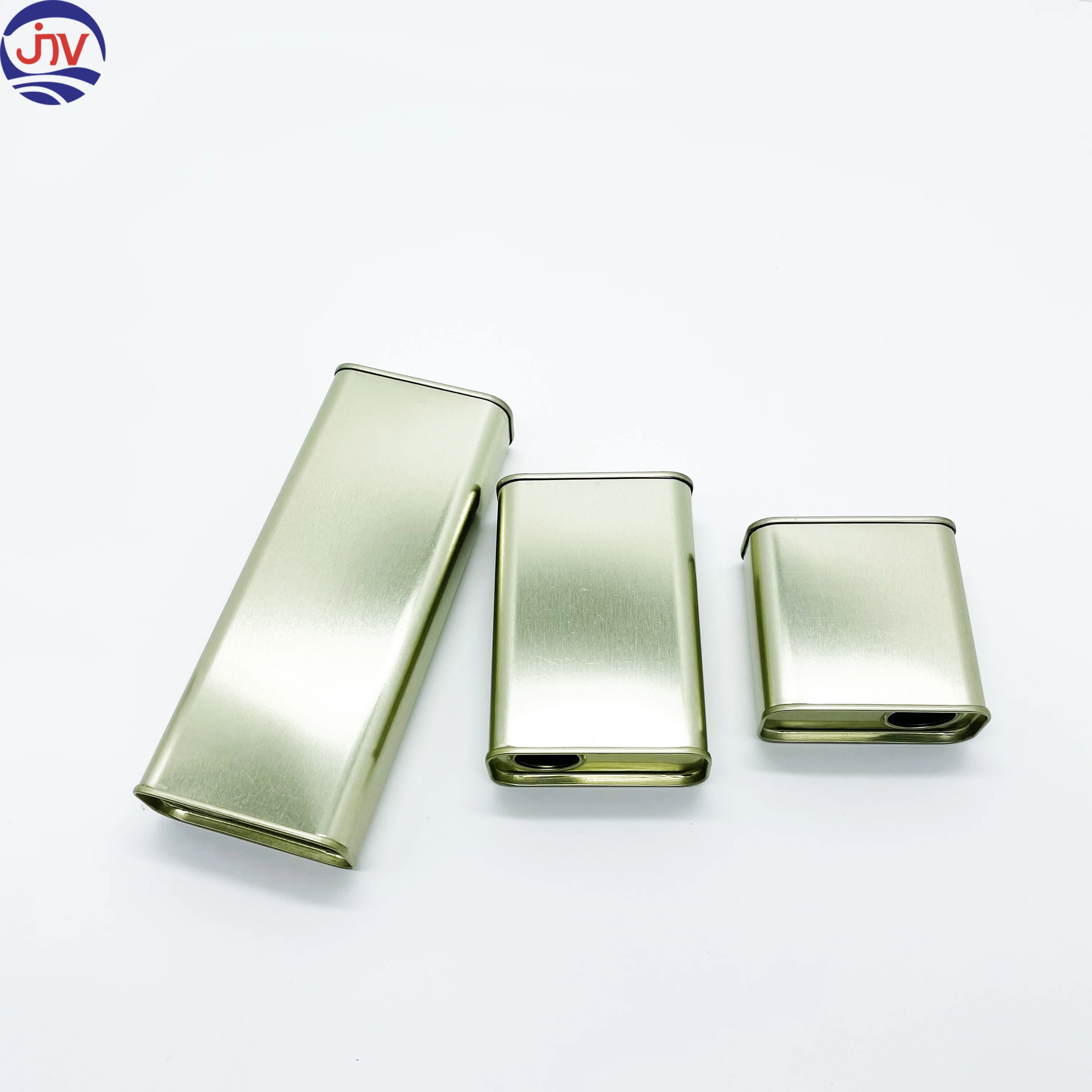 Wholesale Custom Printed Empty Small Square 100ml 250 ml 500ml Olive Oil Edible Oil Metal Tin Can