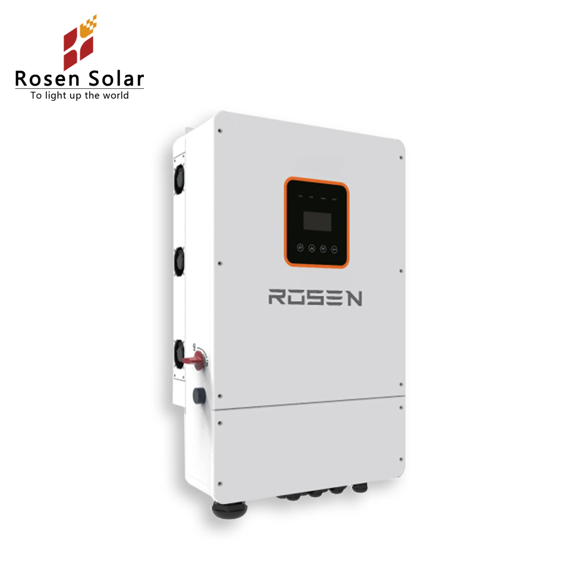 Hybrid Solar Inverter 8kw 12kw Parallel Integrated US Grid Use 120v/240Vac Split Phase