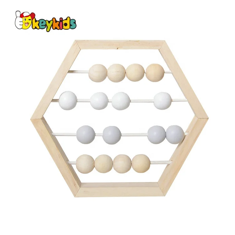 2024 New hottest educational baby wooden abacus for wholesale W12A037