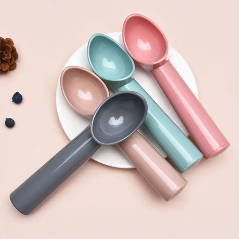 snowball maker cookie scoop custom compostable eco friendly mini ice cream plastic spoon