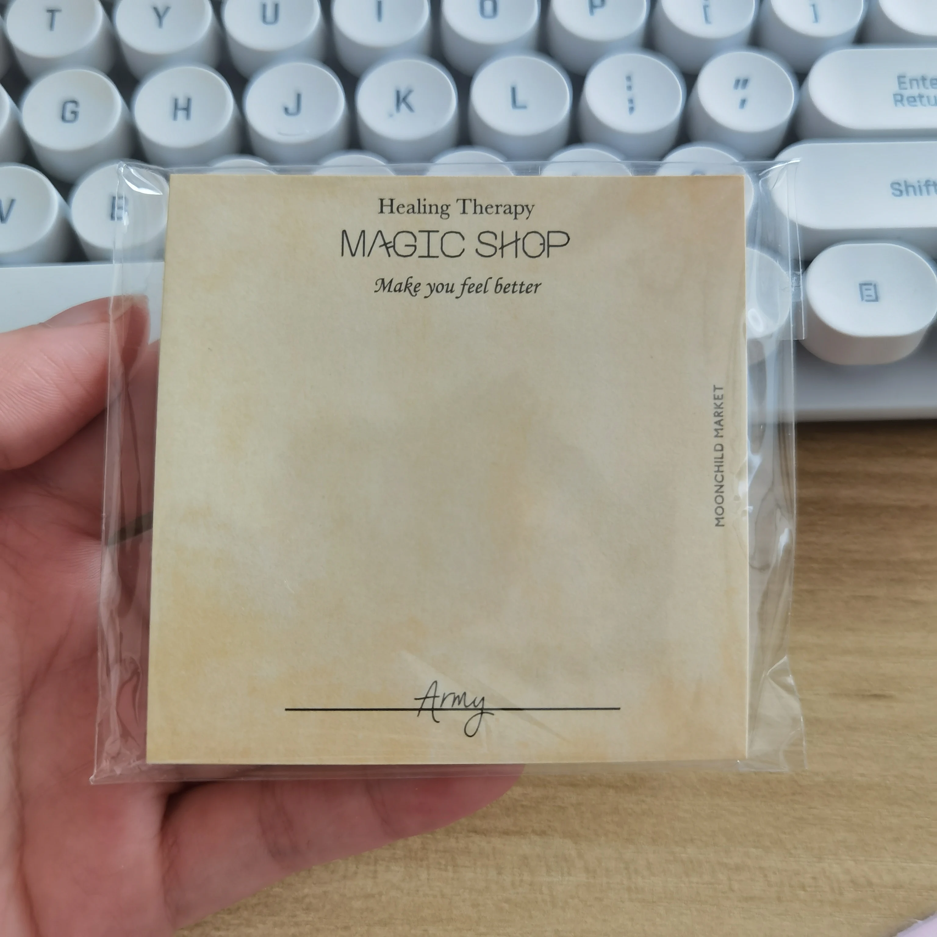 Manufacturer Custom Memo Pad Printing Notepad Cartoon logo 7.5*7.5 cm Sticky