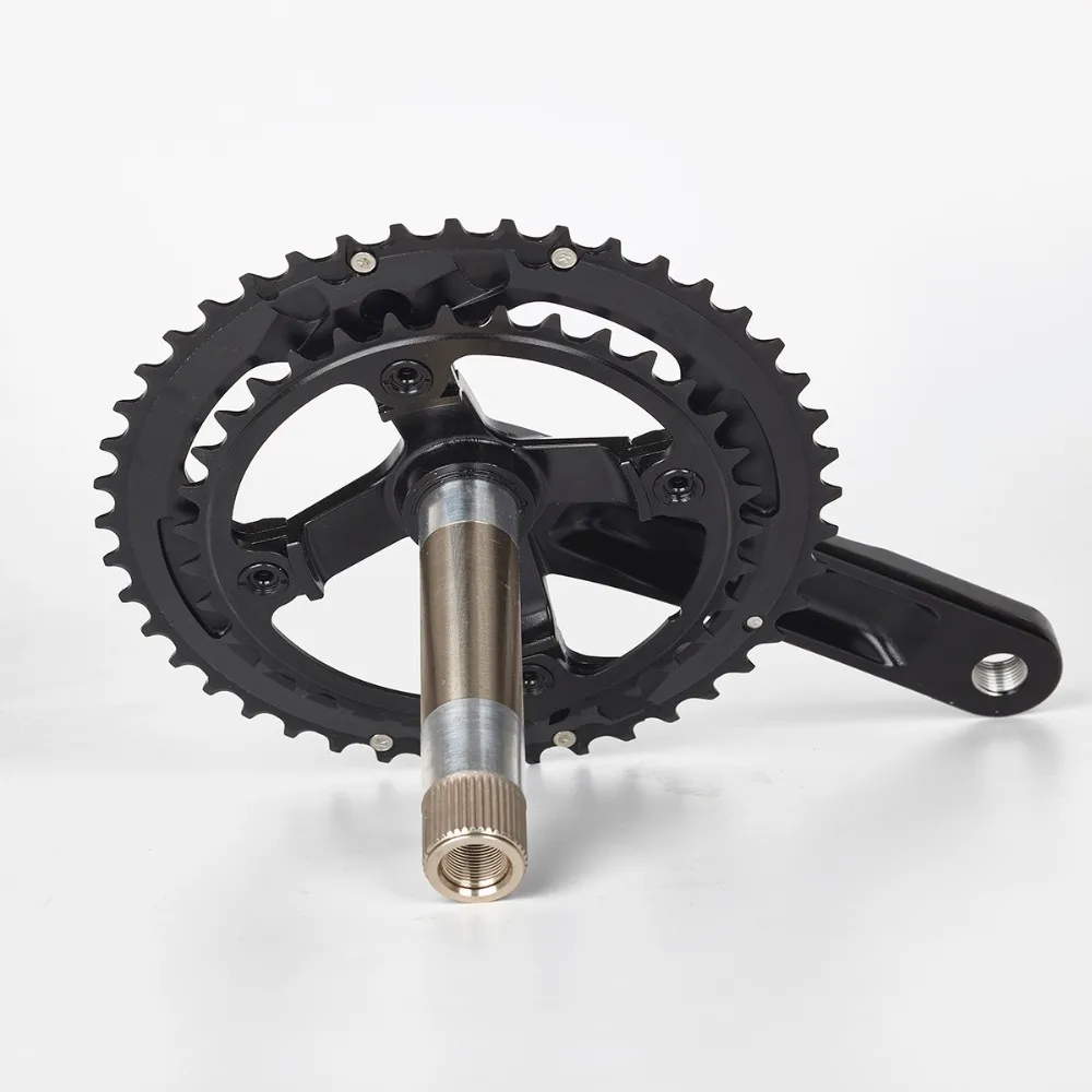 Promotional More Comfortable Hollow axle Laser Logo 10/11s 34/44t 155mm road bike/bicycle Crankset