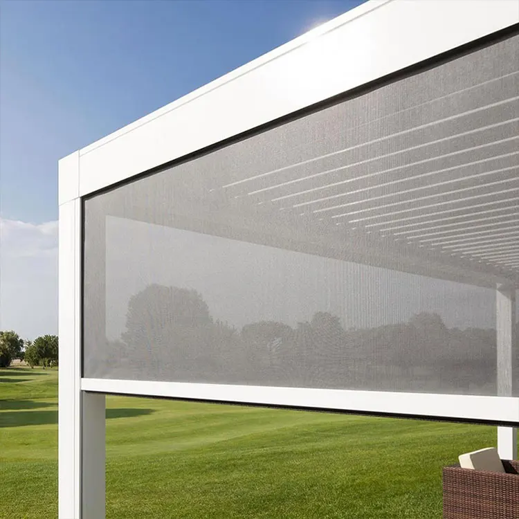 Customized aluminum outdoor pavilion Garden landscape pavilion leisure pavilion glass room