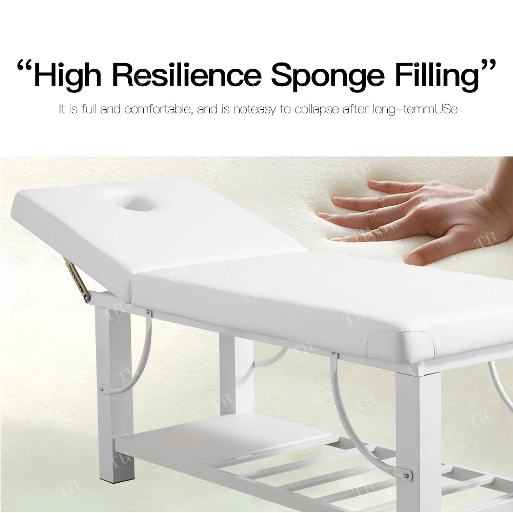 Turri Modern Massage Bed Storable Facial Esthetic Bed Memory Foam Cover Massage Table Studio Spa Salon Furniture Set