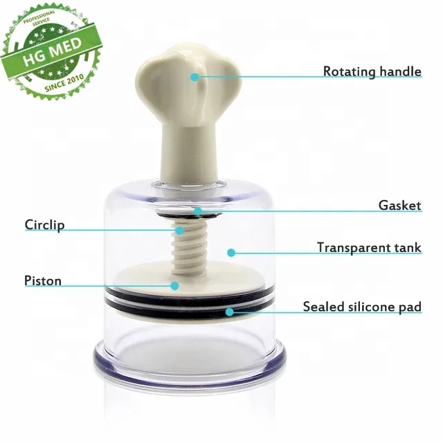 Крученая вакуумная баночка с присоской массажная для сосков фетиш пластиковый увеличитель массажер тела и