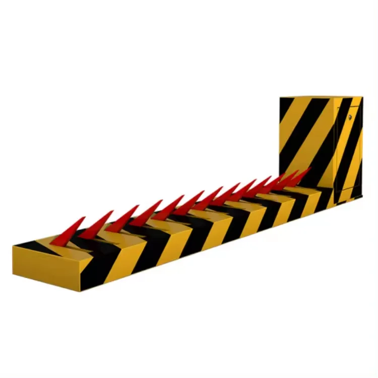 Hydraulic Automatic Anti Terrorist 3m Roadblock Road Traffic Barrier Tyre Killer Spikes Made By A3 Steel