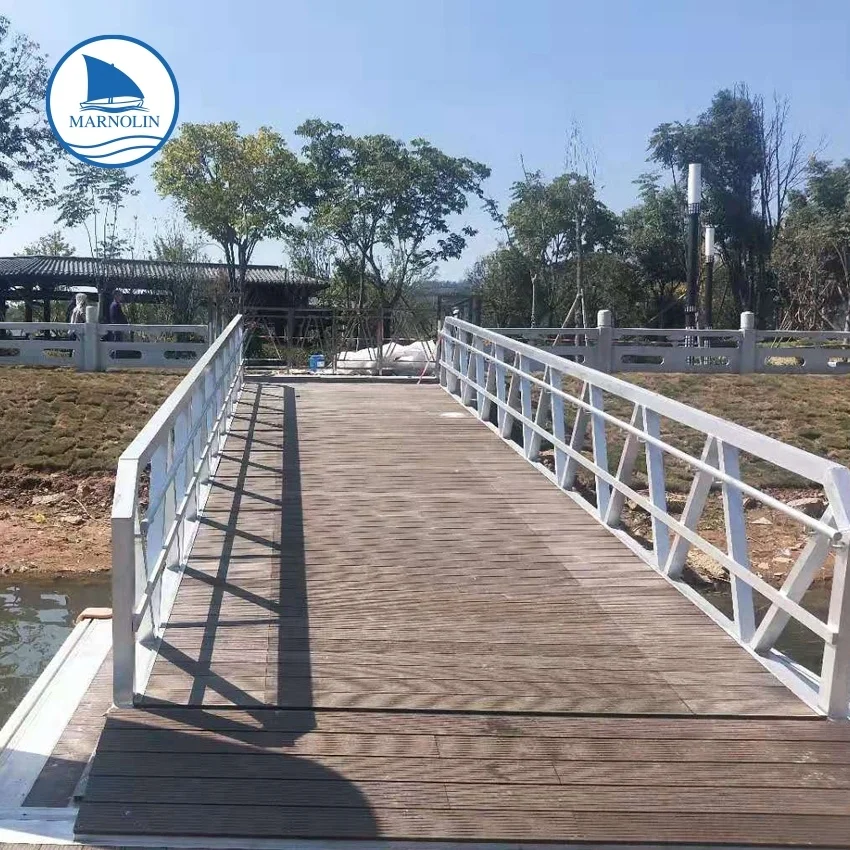 Luxury Recreational Floating dock Aluminum Pontoon Boat dock