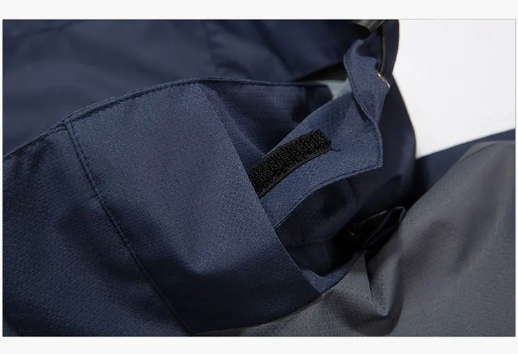 High Quality Male Multi-Pocket Windproof Ski Jacket Outside Parkas Casual Windbreaker Water Repellent Hiking Outfit Snow Coat