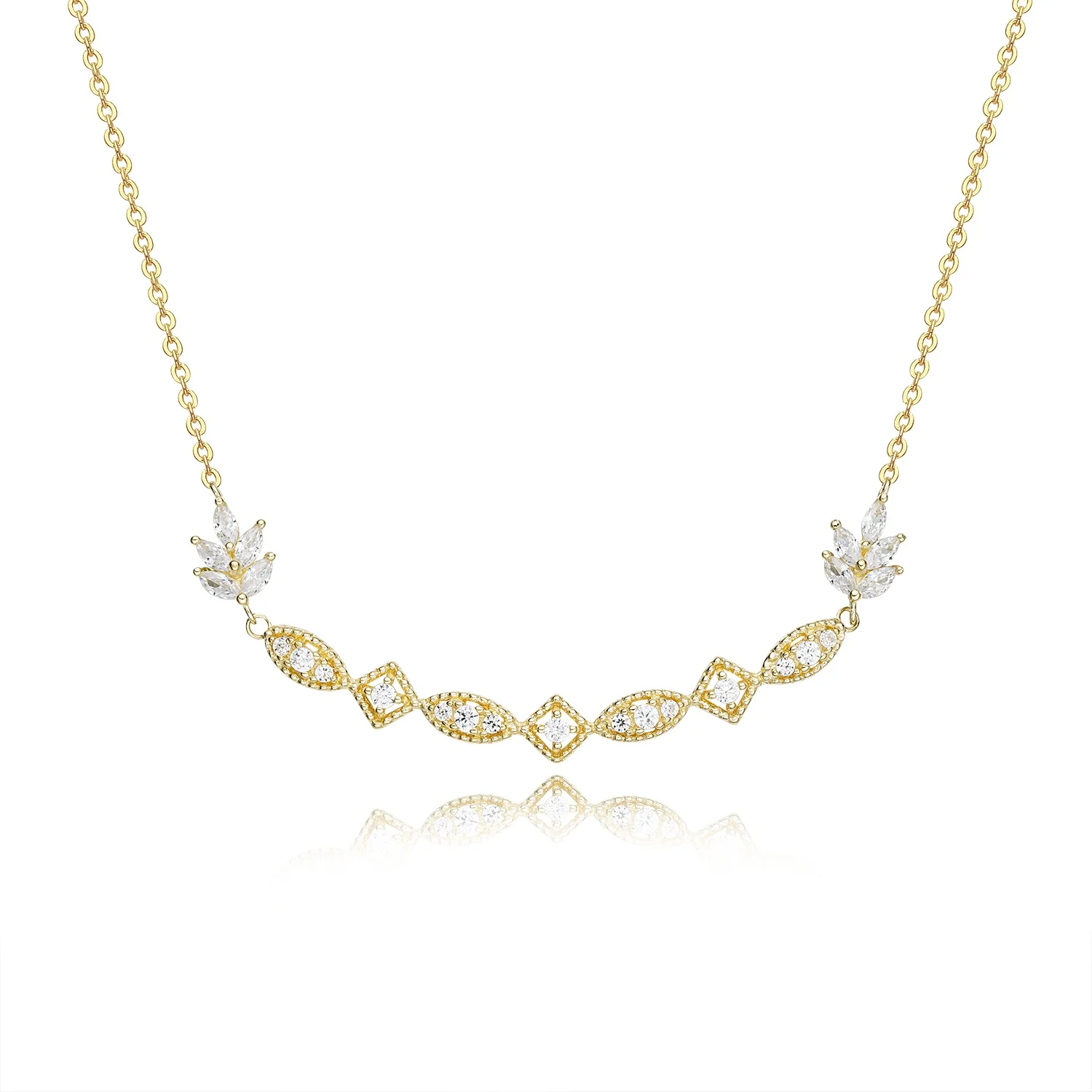 Unique pendant chain jewelry for women pure solid 18k gold necklace real gold jewelry 18k solid gold necklace 24k