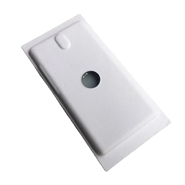 Hot sale electronic molded sugarcane bagasse packing cell phone trays pulp packaging