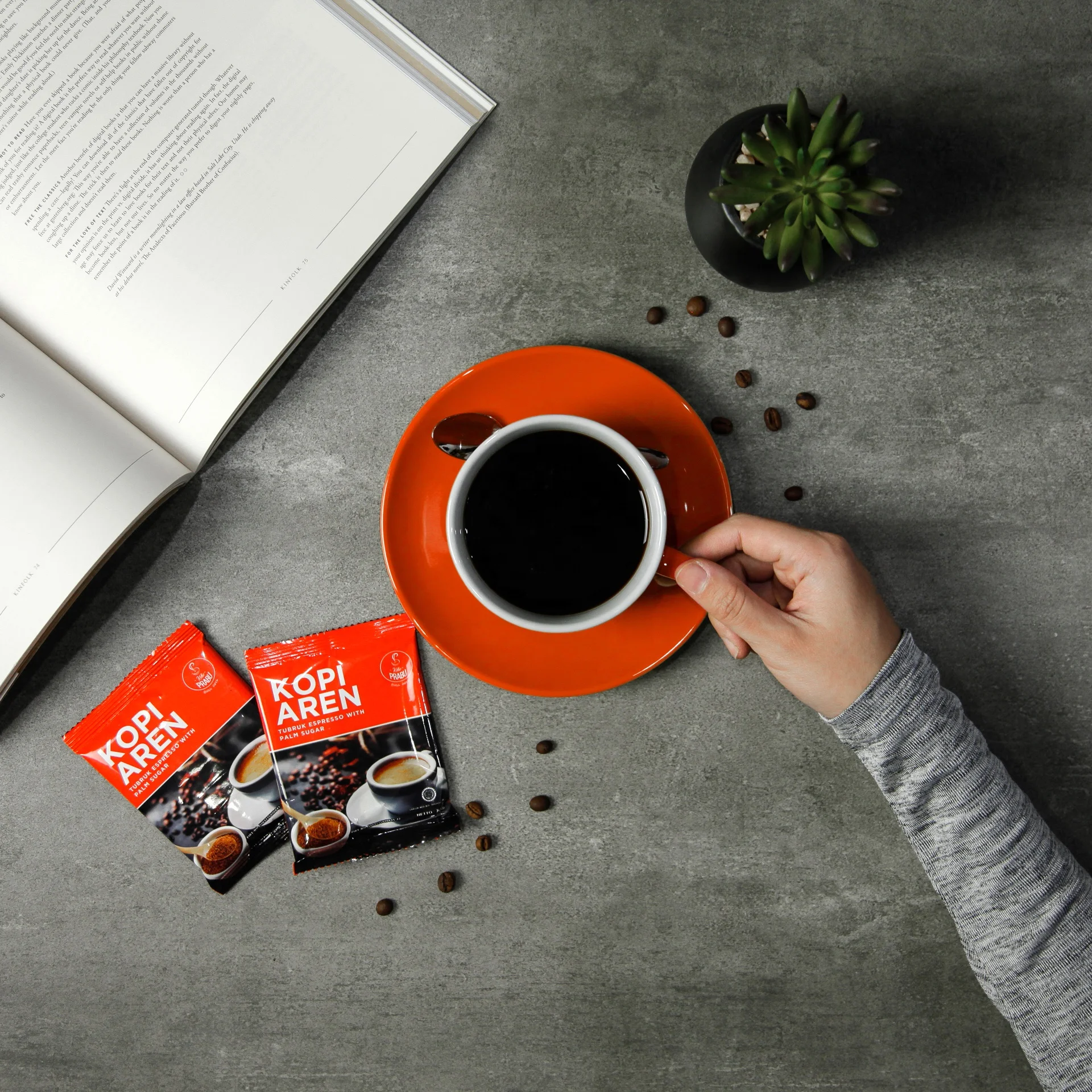 
Высококачественный смешанный кофейный ладонный сахар Kopi Aren 