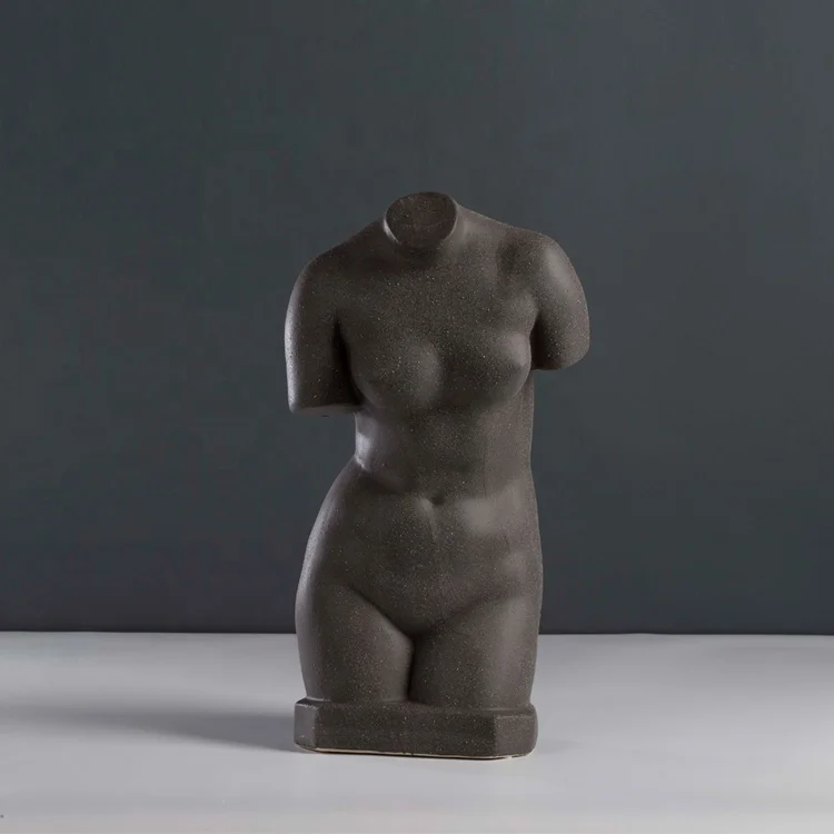 Ceramic abstract sculpture Creative Artwork Decoration ceramic Venus Goddess Statue Sculpture
