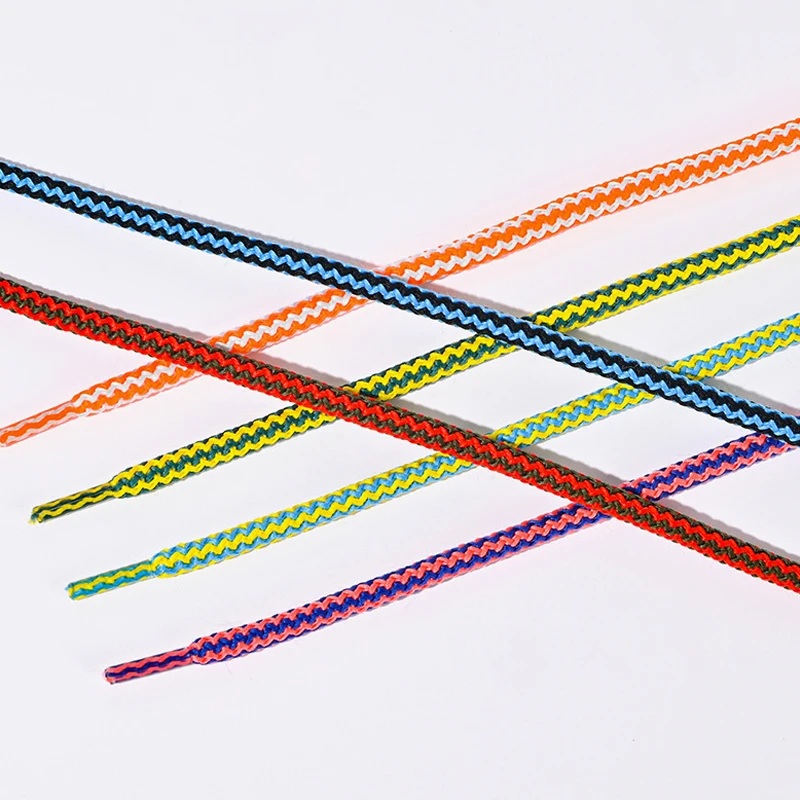 Spot Supply Colored Mesh Terylene Cord 5mm Braided Rope Transparent Plastic Tip Woven Finish Drawstring Hoodie Bags Garments