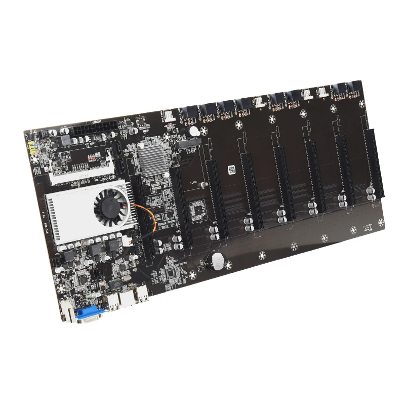 Материнская плата 8 Gpu S37 T37 D37 8gpu pcie Intel847 1037u Ddr3 Встроенная ЦПУ поддержка Rtx 3070 3080