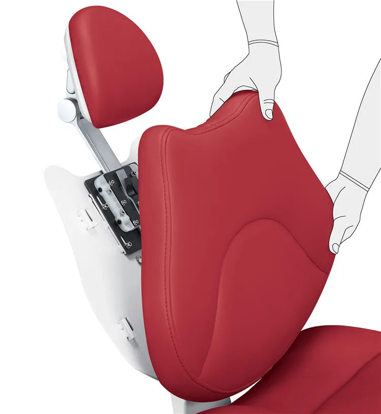 KEGON ce iso approved dental unit chair medial equipment with curing light