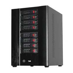 Wholesale IPFS 8 hot swap bays server case mini itx nas server data storage for backup