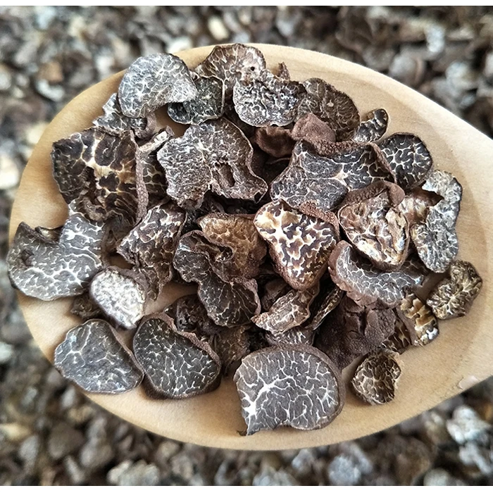 china wild truffle mushroom detan export Dried Yunnan Truffle Slices wholesale price