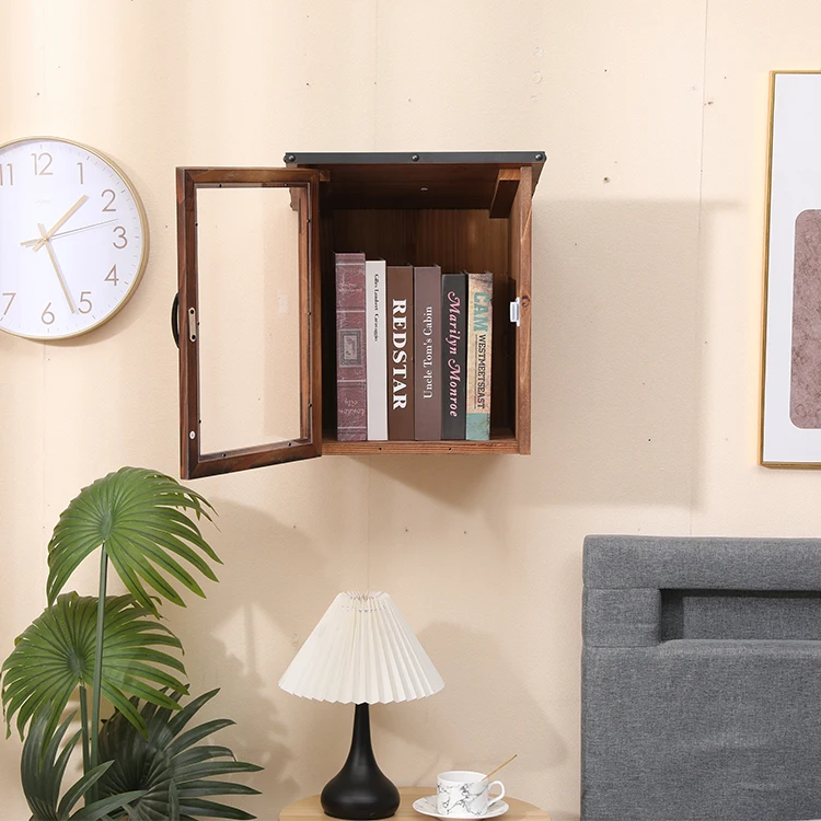 Outdoor Library Book Box Outdoor Wooden Literature Exchange Little Wood Cabinet Free Literature Exchange Box