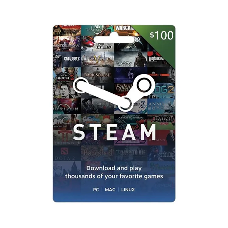 Fast code $100 Steam gift card