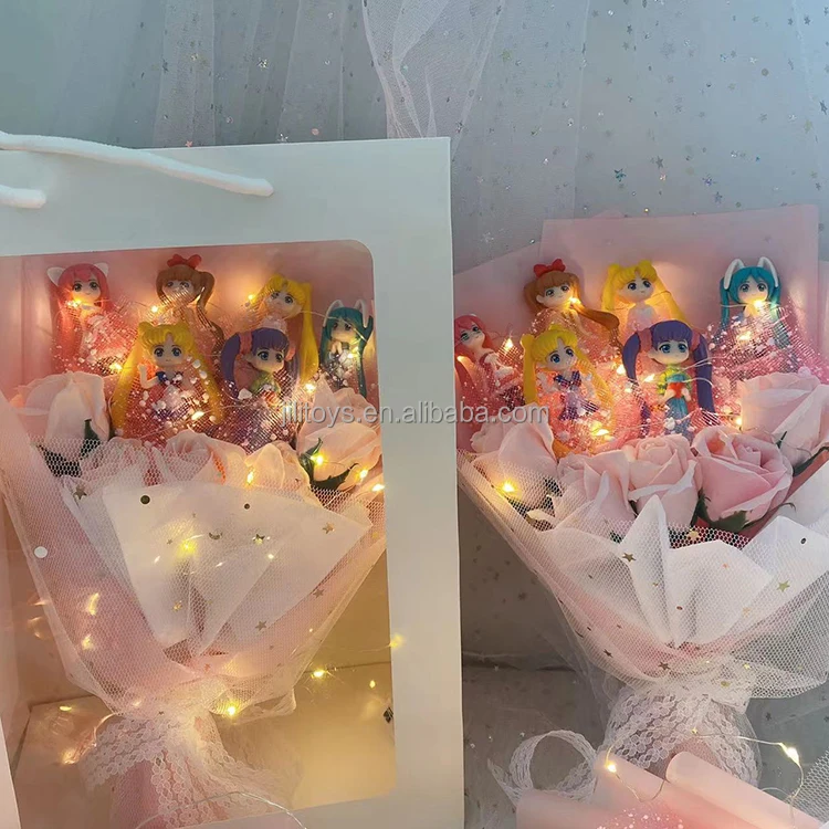 dropshipping 1pc stitch plush toys soft customized stuffed plush doll toys stitch bouquet