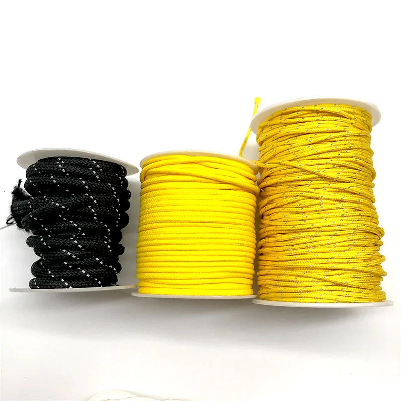 Wholesale Strong Reflective Tracer Tent Cord for Sport Guide Line Customized UHMWPE rope