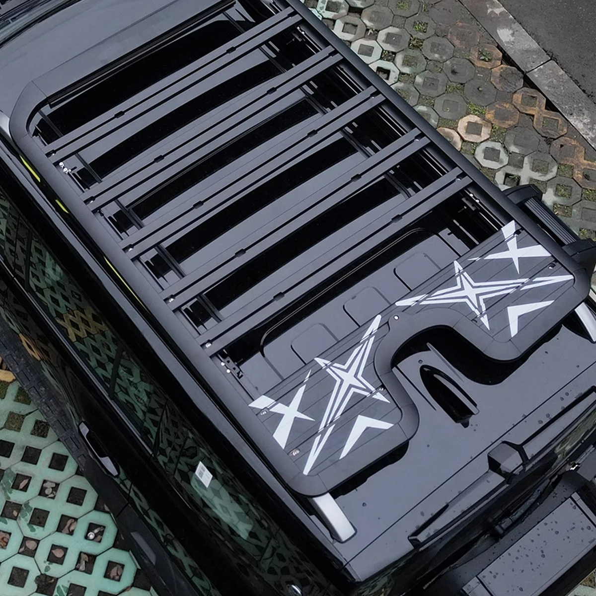 Jietu X70  Roof luggage rack ladder modification kit backpack roof tent bumper expansion accessories