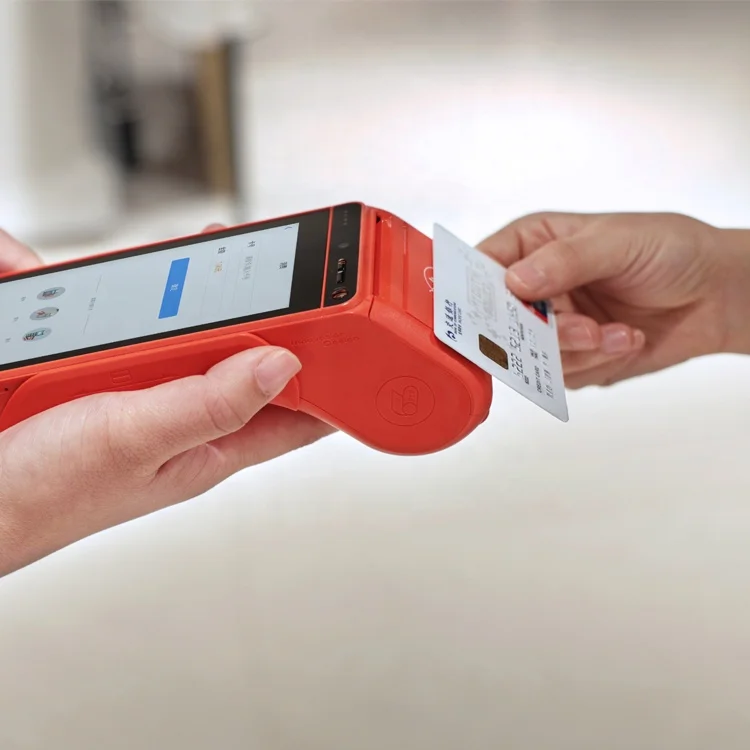 Urovo I9100 Handheld PDA pos system all in one Touch Screen 4g rfid nfc Portable smart pos terminal with 58mm thermal printer