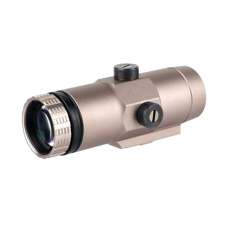 Tactical Aluminum Red Dot Sight 3x Magnifier with Flip Mount Hunting red dot sight scope