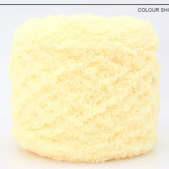 Popular Skin Friendly Soft Fluffy Coral Velvet Yarn Velvet Yarn Used For Weaving