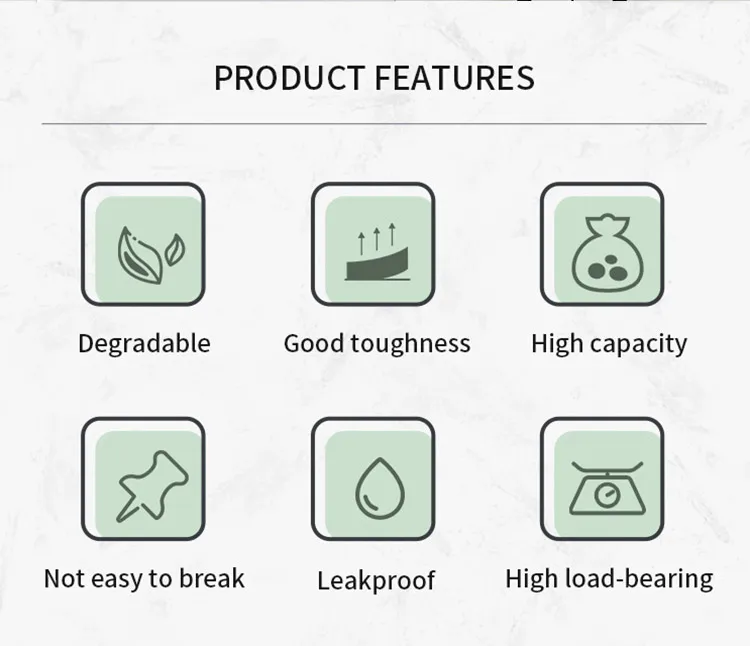 Wholesale Bin Bags with Your Logo Biodegradable Plastic Bag Compostable Cornstarch Garbage Kitchen Trash Bag