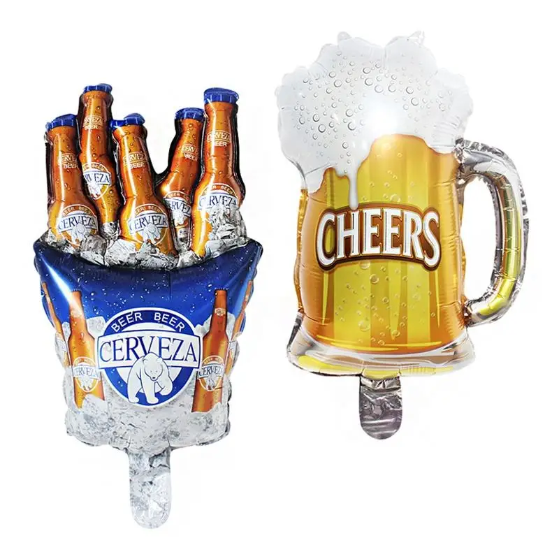 Inflatable foil beer balloons toy balloons toy party decorations