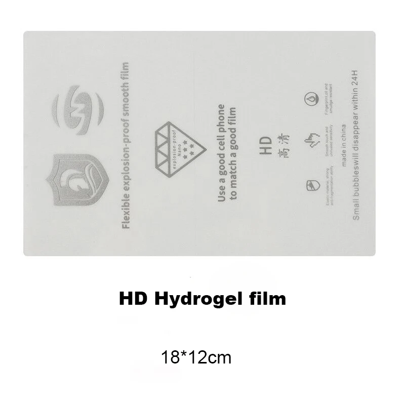 Blade Cut Plotter Front Film HD Hydrogel Matte Fingerprint Anti Blue Edge Curved Screen Phone Film Laser Cut Explosion Proof