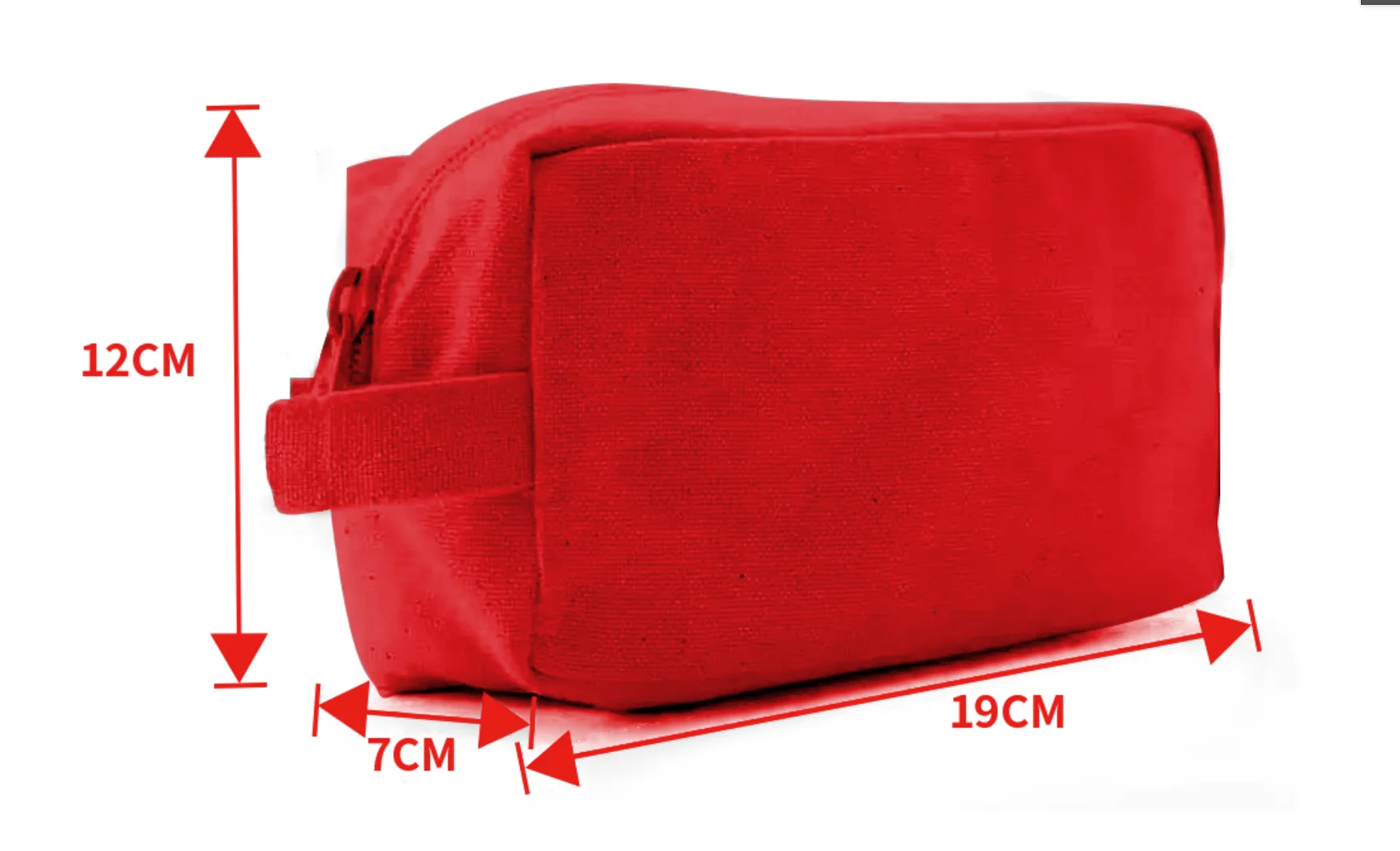 Perfect Bags Women Beauty Cosmetic Storage Wholesale Travel Makeup Cosmetic Bag With Zipper Eco Friendly Cotton Canvas