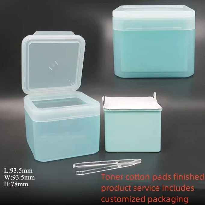Wholesale Vegan Korean Cosmetic Exfoliating Makeup Remover Pad Toner Pads for Sensitive Skin