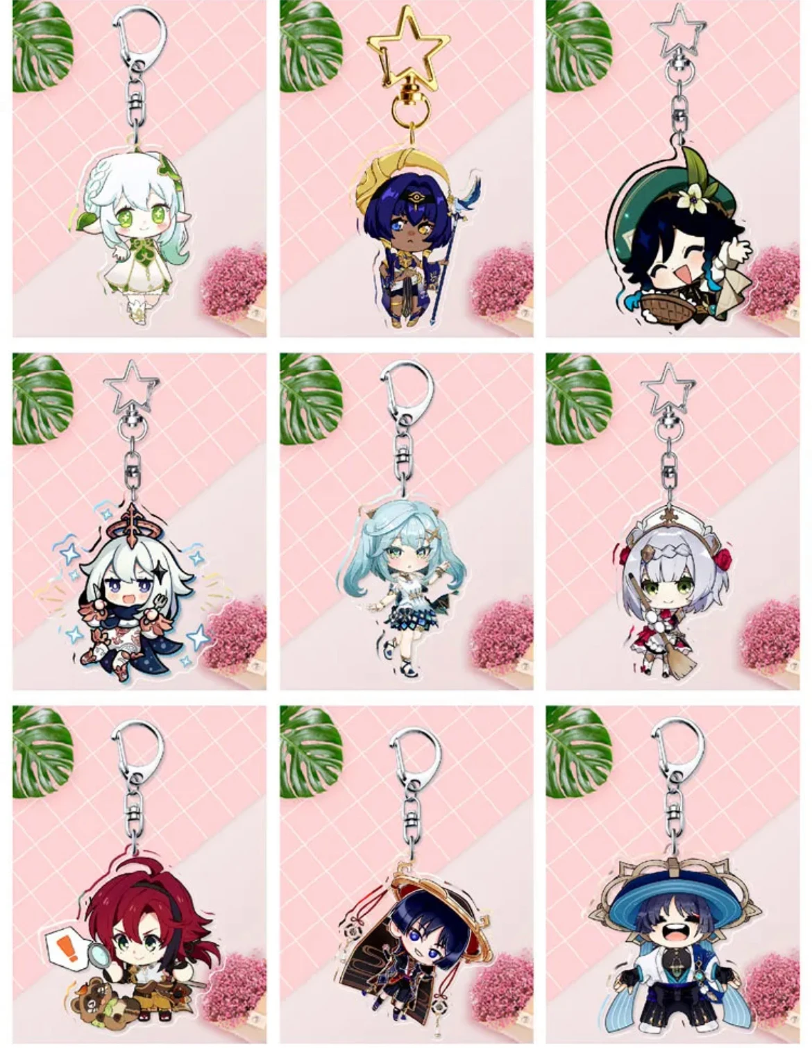 Dao Tian Personality Custom Anime Acrylic Charms /keychain/key Ring For Anime/wedding/christmas decoration