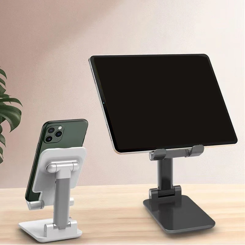 Trending Mini Portable Adjustable Foldable ABS or Aluminum Tablet Stand Mount Tablet Mobile Phone Holder Stand for iPhone