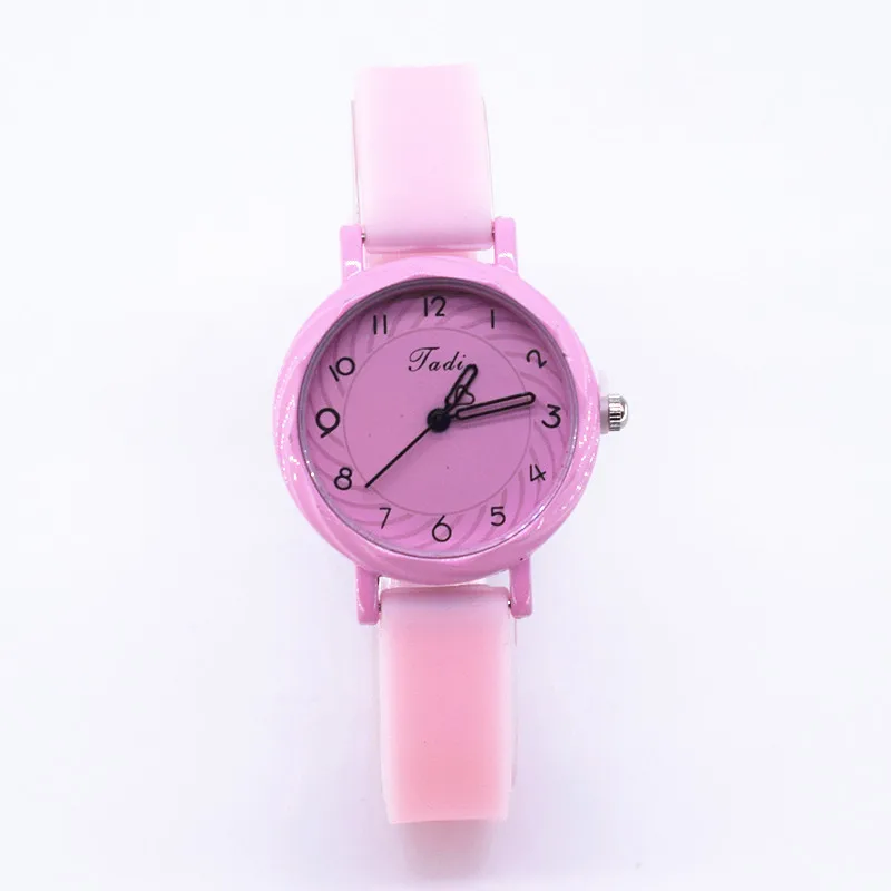 YuSa647 Design Personality Vogue Minimalist Ladies Watch Hot Sale Silicone Band Candy Color Quartz Women Watch