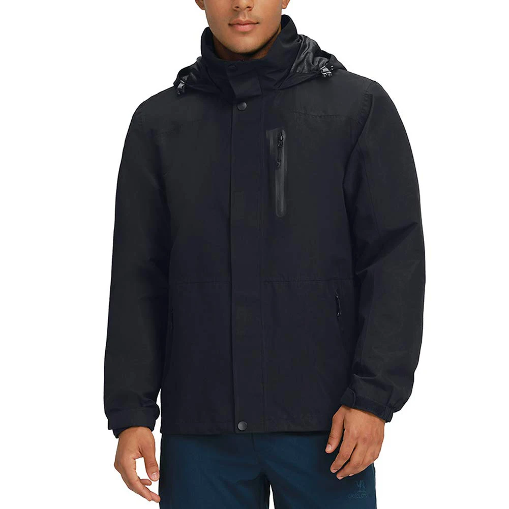 2022 Wholesale Popular Climbing Camping Running Jacket Wear Button Hooded Outdoor Jacket Waterproof Outdoor Jacket for Men