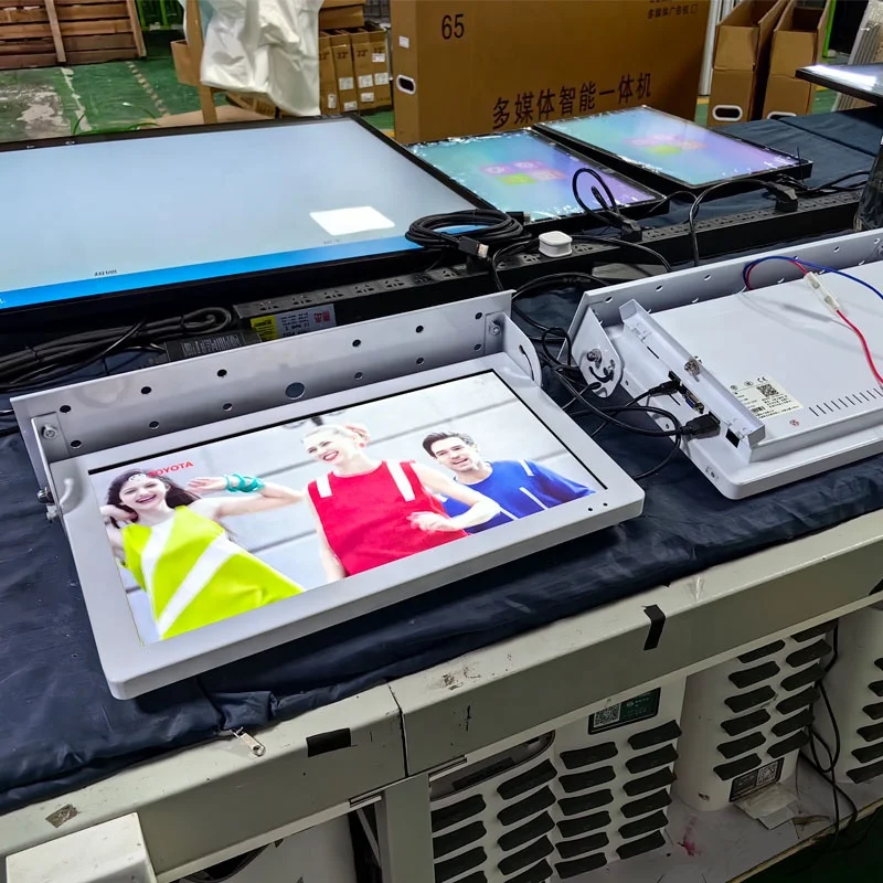 13,3/15/17/19/ 22 /24 дюйма супер тонкий откидной автомобильный монитор с Android Wi-Fi потолочное крепление на крышу микроавтобус экран ТВ монитор