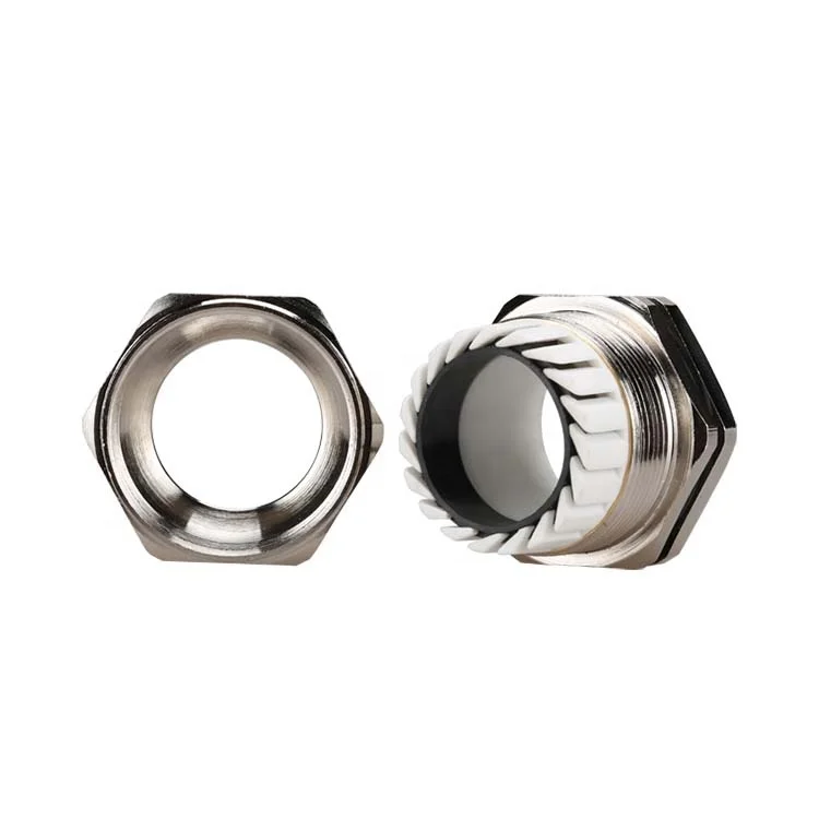 Custom size Metal PG9 waterproof IP68 4-8mm connector Brass Cable Glands