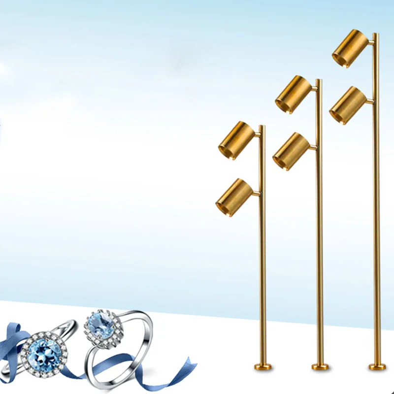 Custom Led Spot Watch Jewelry Display Light Double Head Shop Cabinet Museum Showcase Lighting