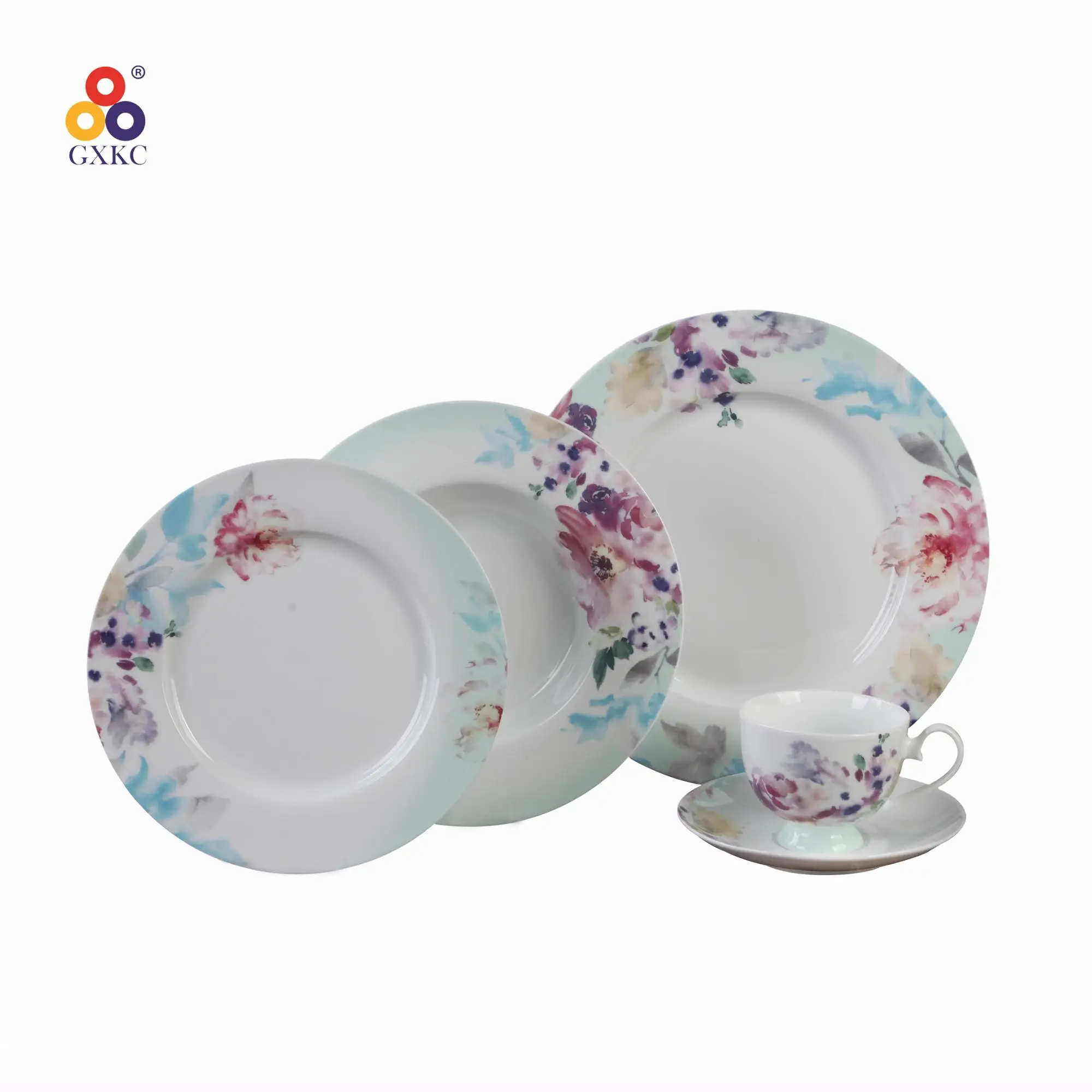 GXKC 16pc indian royal premium porcelain crockery china dinner sets