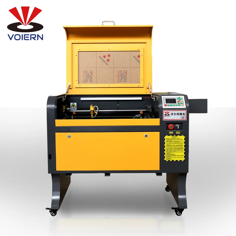 VOIERN laser engraving cutting machine for leather PU PVC engraving shoe design