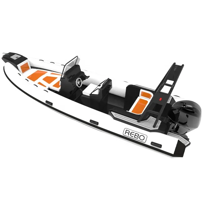 700cm  23ft Aluminum RIB Double Hull Orca/Hypalon/PVC Inflatable Boats for Sale