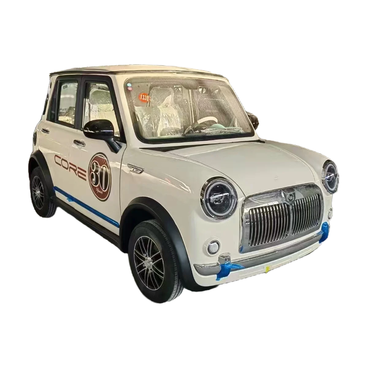 Безопасный маленький мини-электрический автомобиль на большие расстояния для взрослых мини-низкоскоростной электрический автомобиль