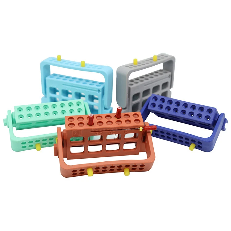 16 Hole Root Canal File Frame Medical Tools Marable Measurable Dental Bur Block Dental Supplies Root Canal File Holder
