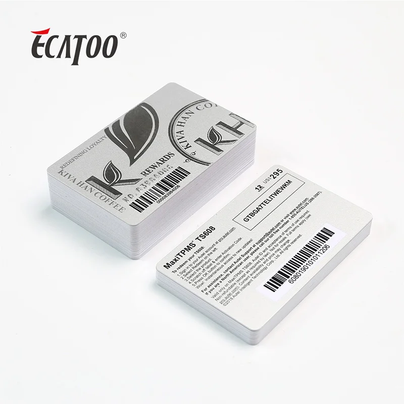 Plastic membership card with QR code or  Barcode  club vip card