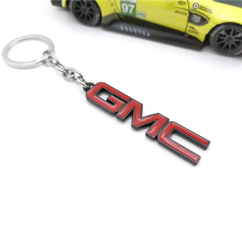 GMC metal logo key chain pickup Jeep off-road metal key chain key chain for Yukon
