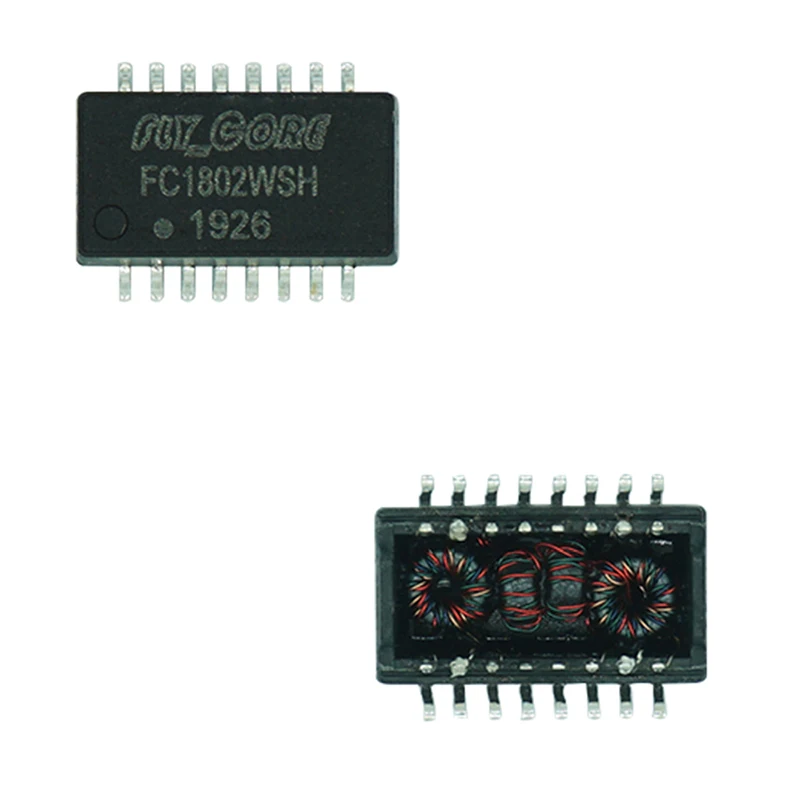 Сетевой трансформатор FC1802WSH SMD 16-контактный сетевой с интегрированной схемой (IC)
